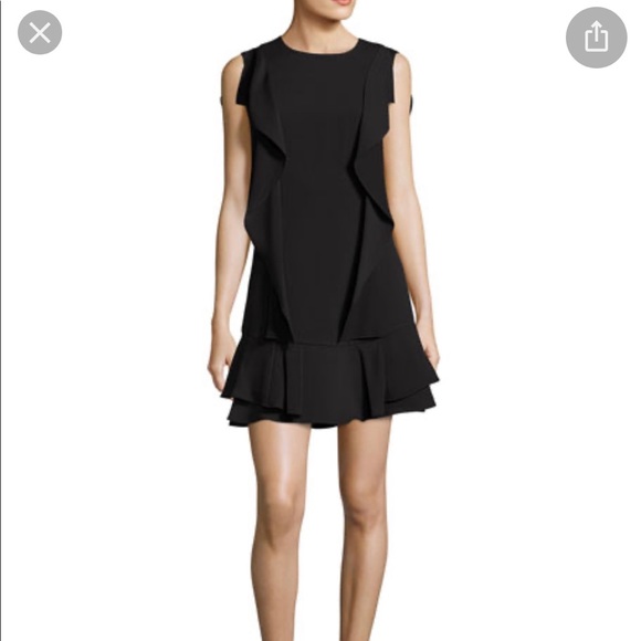BCBGMaxazria AnneMarie Ruffle Flounce Dress - Picture 4 of 4